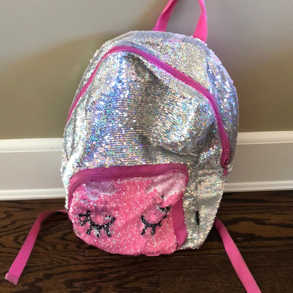 Style Lab girls flip sequin backpack.